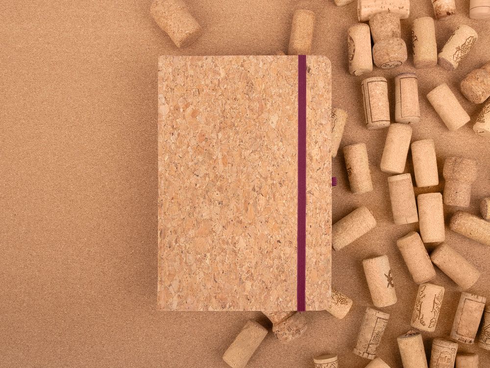 Блокнот Corkfolio, красный / Миниатюра имиджевого (1000)