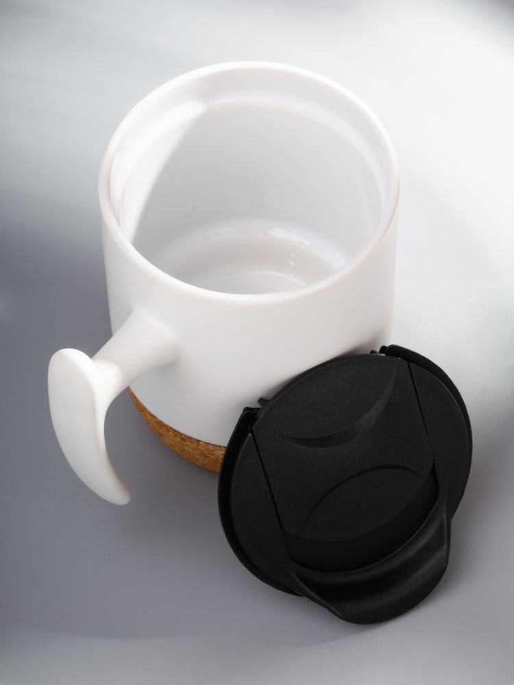 Кружка Corky Grip, белая / Миниатюра имиджевого (1000)