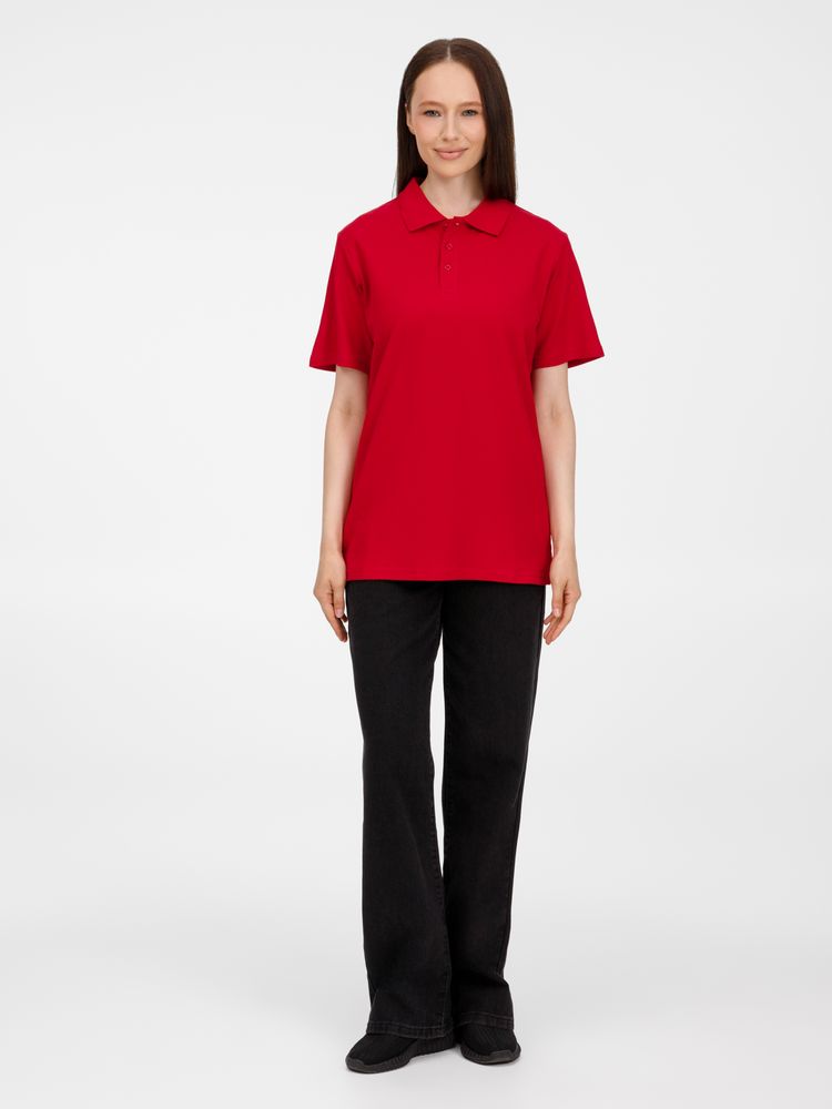 Рубашка поло унисекс Tervise, красная / Миниатюра модельного (1000)