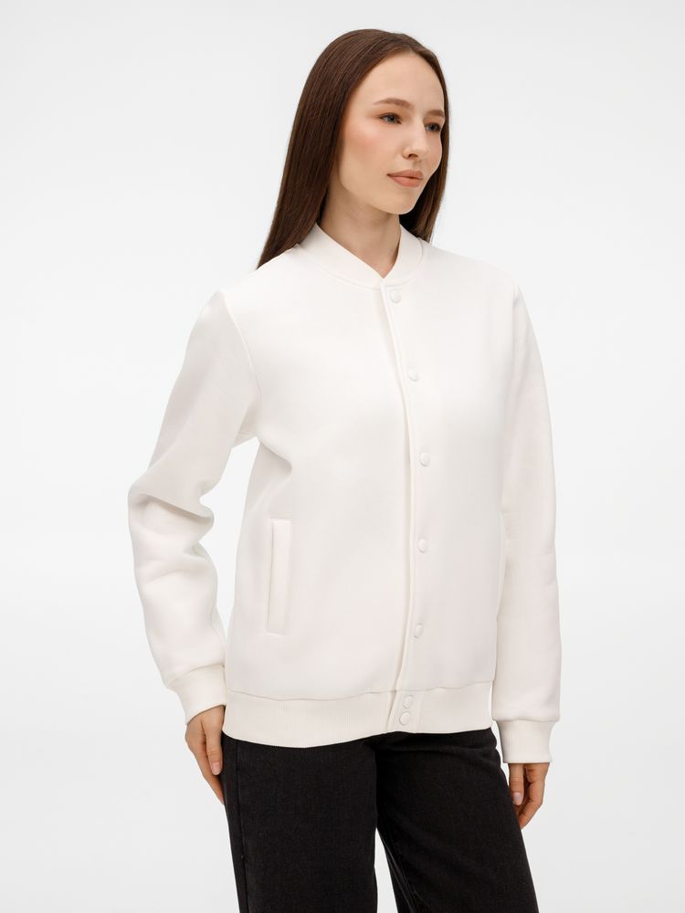 Бомбер унисекс AtmosWear, молочно-белый / Миниатюра модельного (1000)