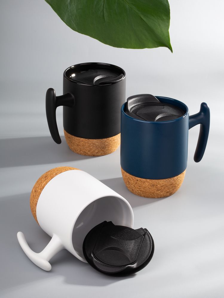 Кружка Corky Grip, белая / Миниатюра имиджевого (1000)