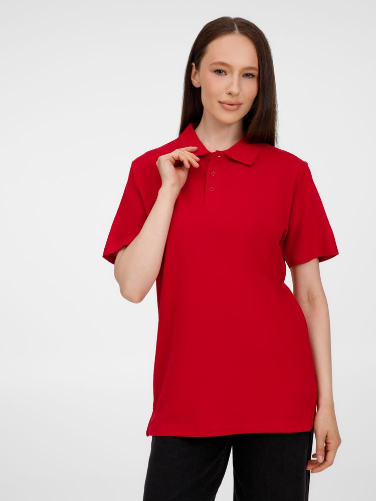 Рубашка поло унисекс Tervise, красная / Миниатюра модельного (1000)