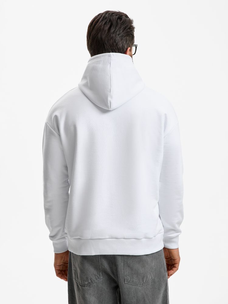 Худи унисекс оверсайз Daylero, белое / Миниатюра модельного (1000)