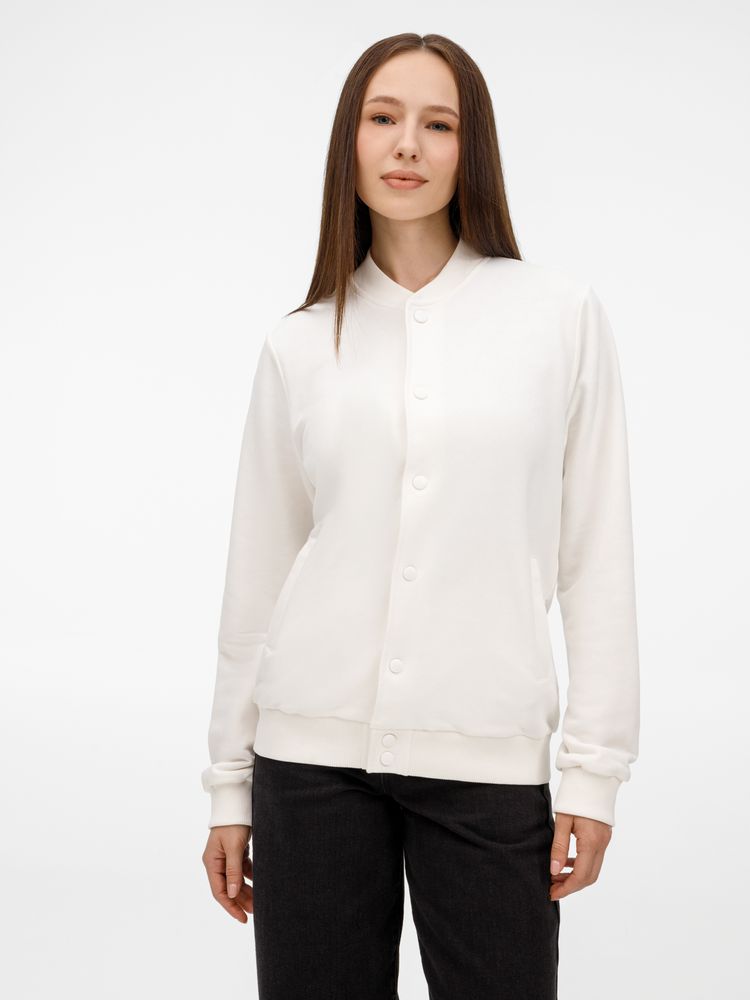 Бомбер унисекс Nuppu, молочно-белый / Миниатюра WWW (1000)