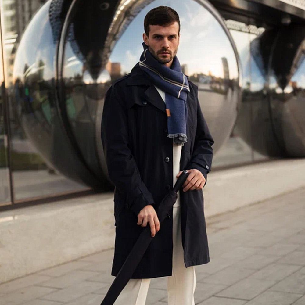 Зонт-трость Executive, черный / Миниатюра модельного (1000)