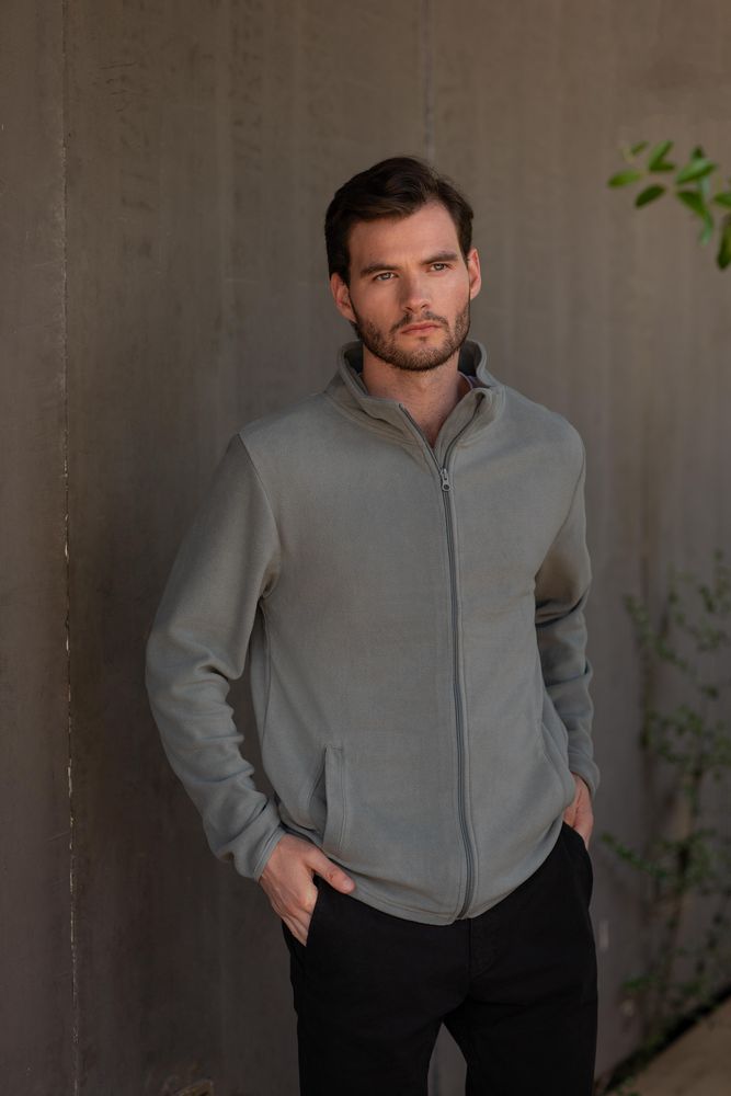 Куртка флисовая мужская Helsinki, серая / Миниатюра модельного (1000)