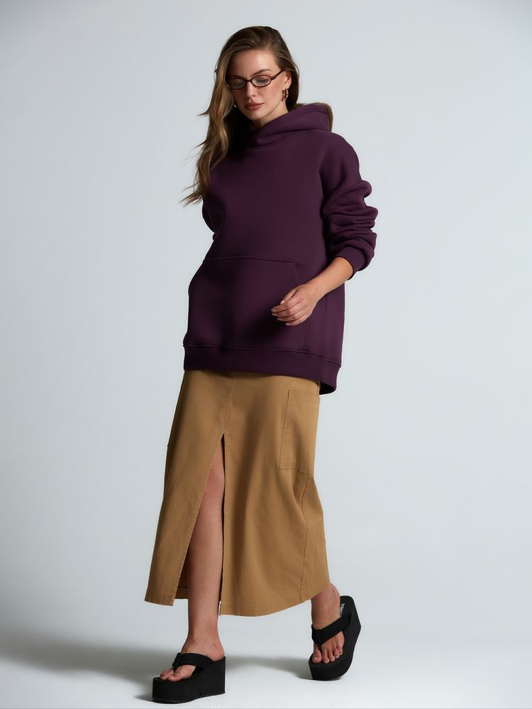 Худи Kulonga Oversize, фиолетовое / Миниатюра модельного (1000)