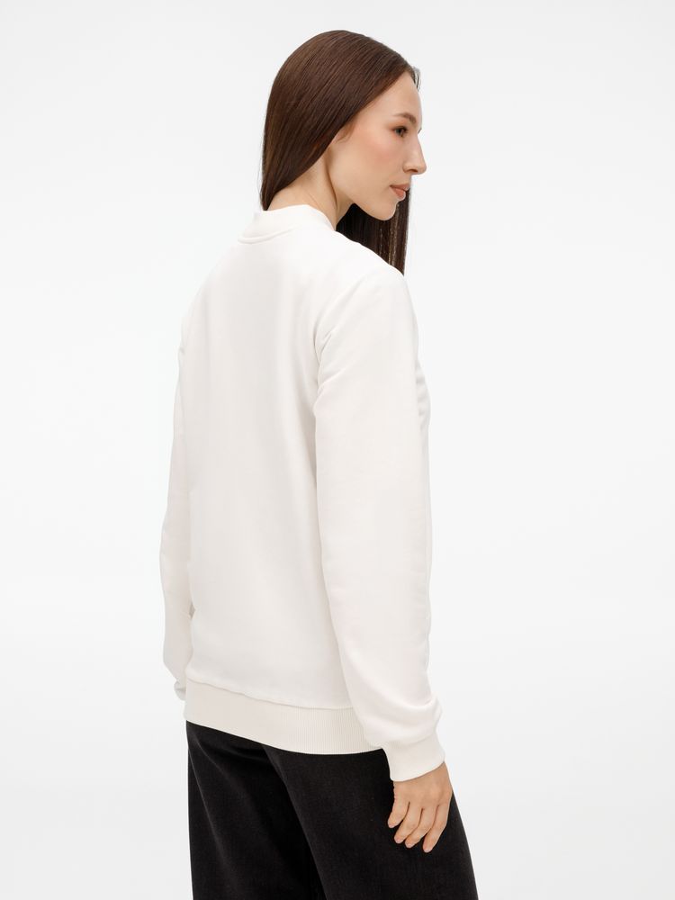 Бомбер унисекс Nuppu, молочно-белый / Миниатюра модельного (1000)