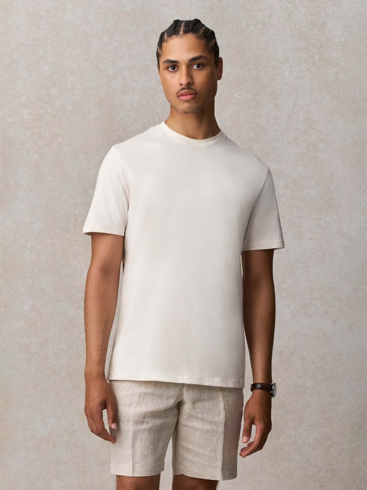 Футболка унисекс Lyam, белая (белоснежная) / Миниатюра модельного (1000)