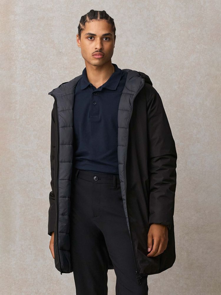 Куртка-парка унисекс Reverse, темный хаки / Миниатюра модельного (1000)