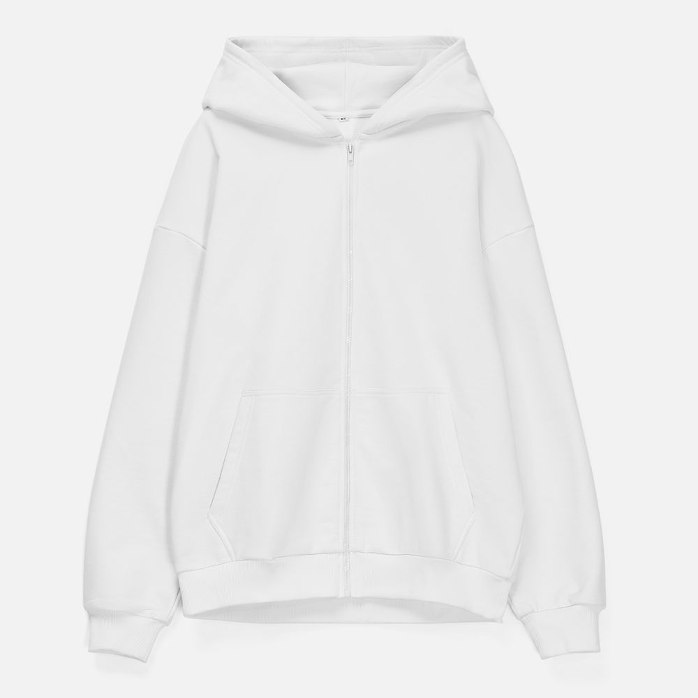 Толстовка унисекс оверсайз Sartoro, белая / Миниатюра модельного (1000)