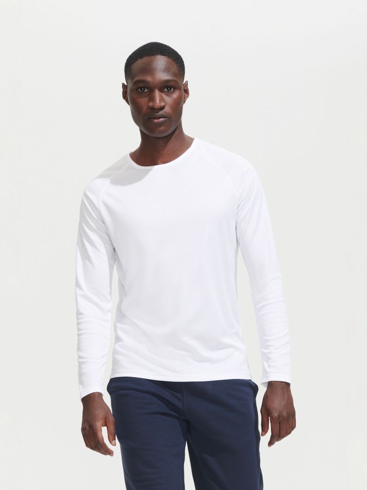 Футболка с длинным рукавом Sporty LSL Men, неоново-зеленая / Миниатюра имиджевого (1000)