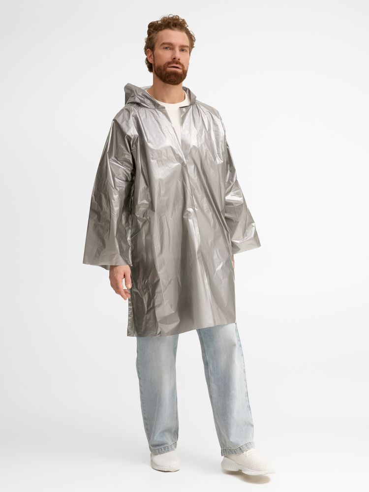 Дождевик-плащ CloudTime с печатью в один цвет на заказ / Миниатюра модельного (1000)