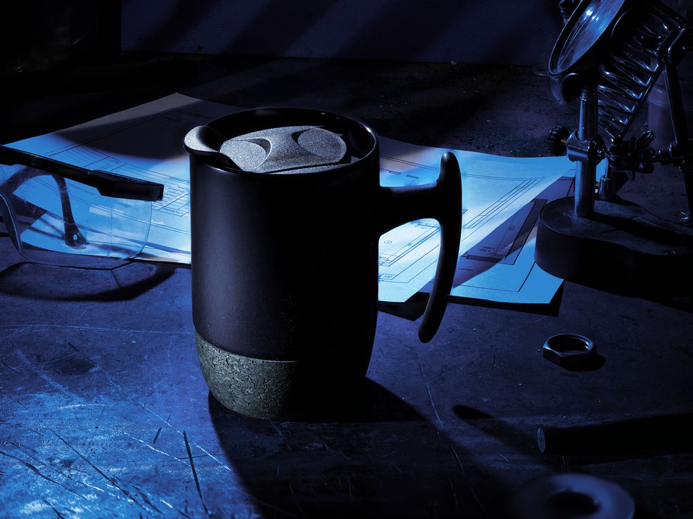 Кружка Corky Grip, черная / Миниатюра имиджевого (1000)