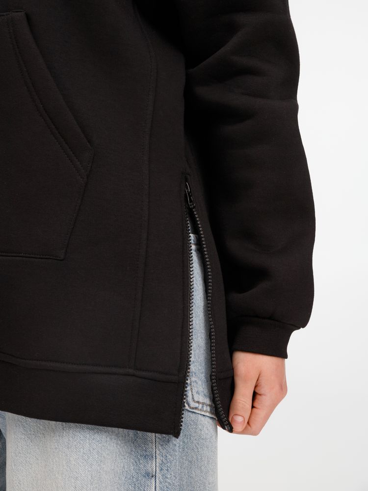 Худи унисекс оверсайз Easy Street, черное / Миниатюра модельного (1000)