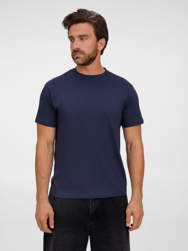 Футболка T-Bolka 180, темно-синяя / Миниатюра модельного (1000)