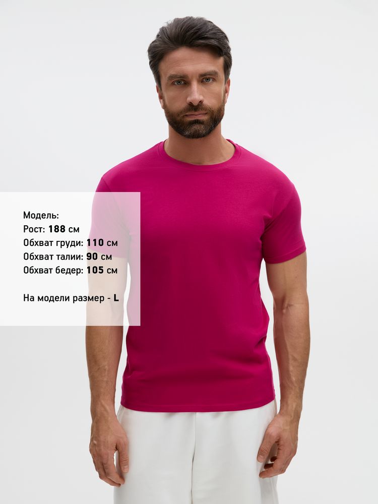 Футболка Regent 150, ярко-розовая (фуксия) / Миниатюра модельного (1000)