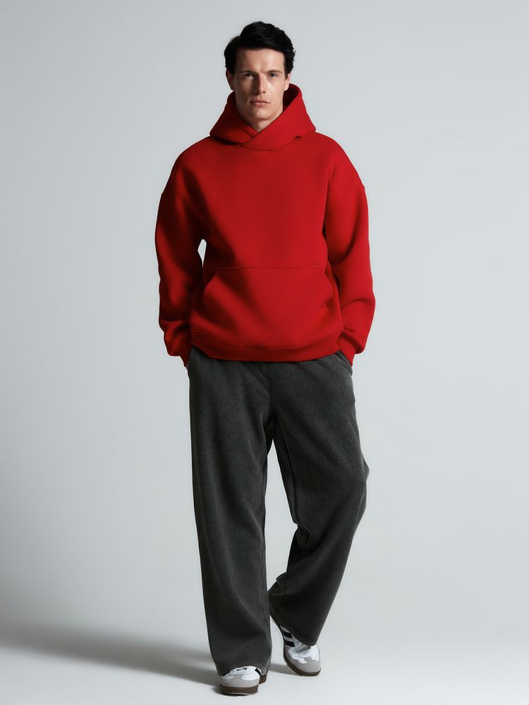 Худи Kulonga Oversize, красное / Миниатюра модельного (1000)