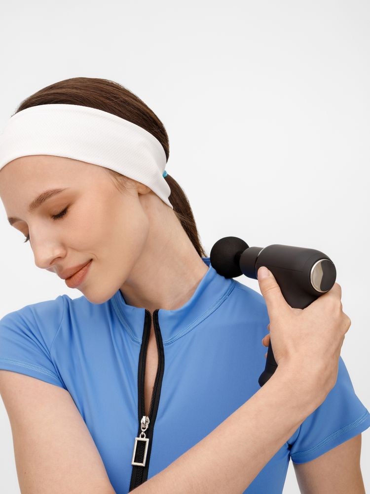 Перкусcионный массажер Stress Away, черный / Миниатюра модельного (1000)