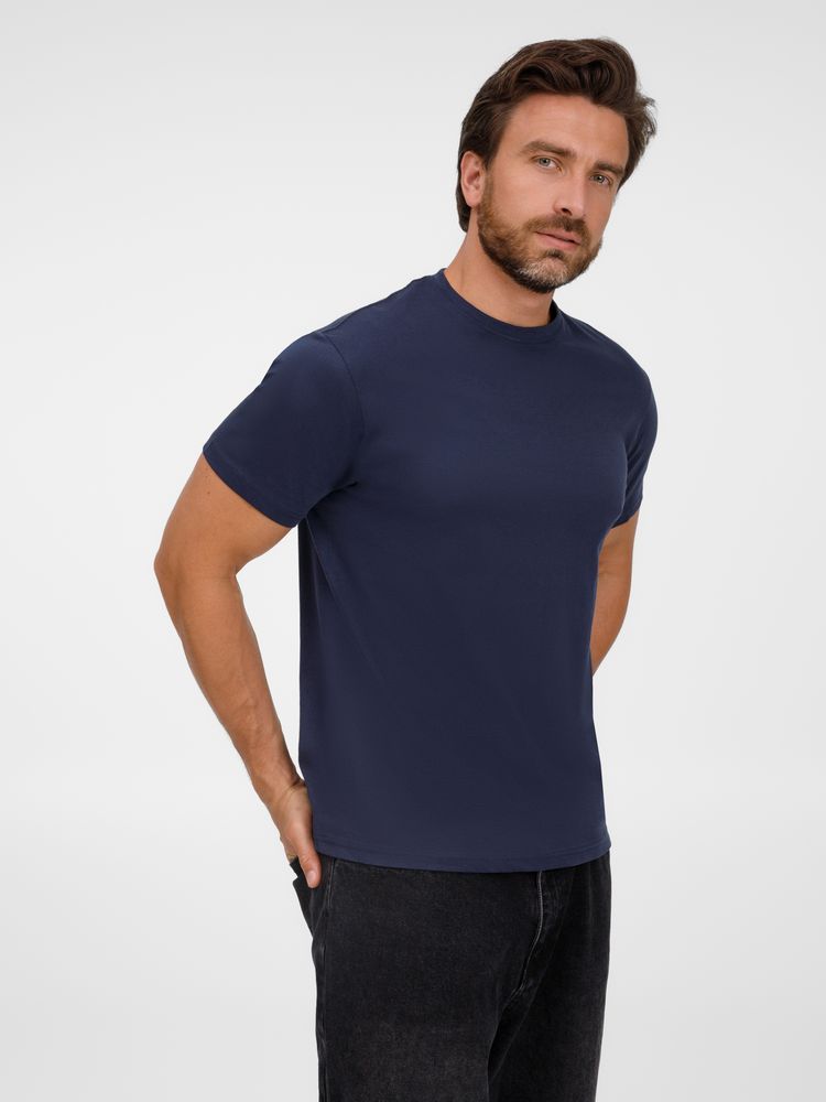 Футболка T-Bolka 180, темно-синяя / Миниатюра модельного (1000)