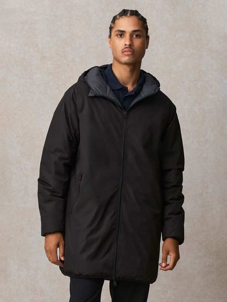 Куртка-парка унисекс Reverse, темный хаки / Миниатюра модельного (1000)