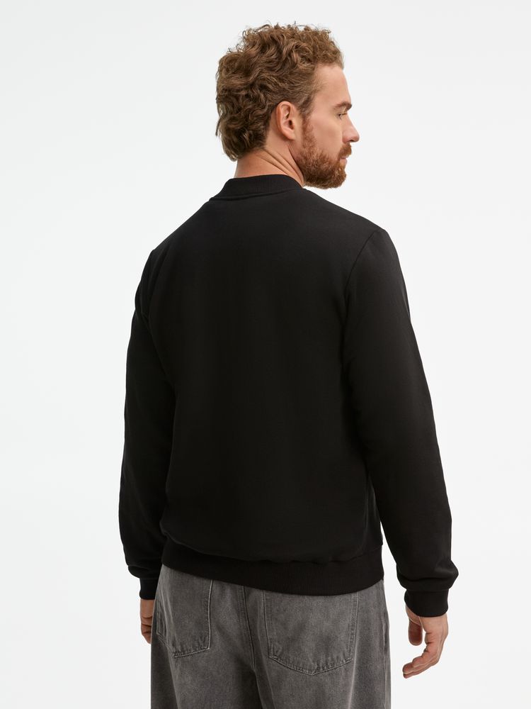 Бомбер унисекс Nuppu, черный / Миниатюра модельного (1000)