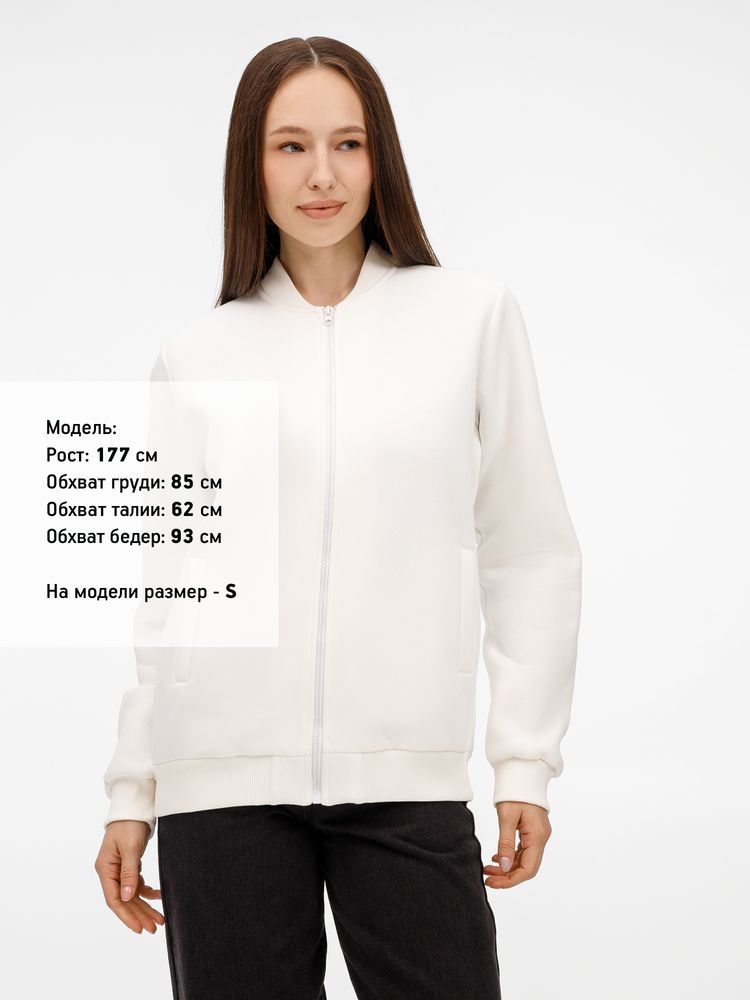 Бомбер унисекс Estado, молочно-белый / Миниатюра модельного (1000)