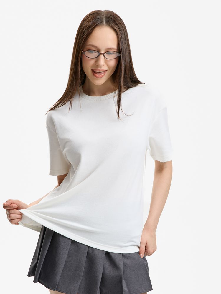 Футболка унисекс Durington, белая / Миниатюра модельного (1000)