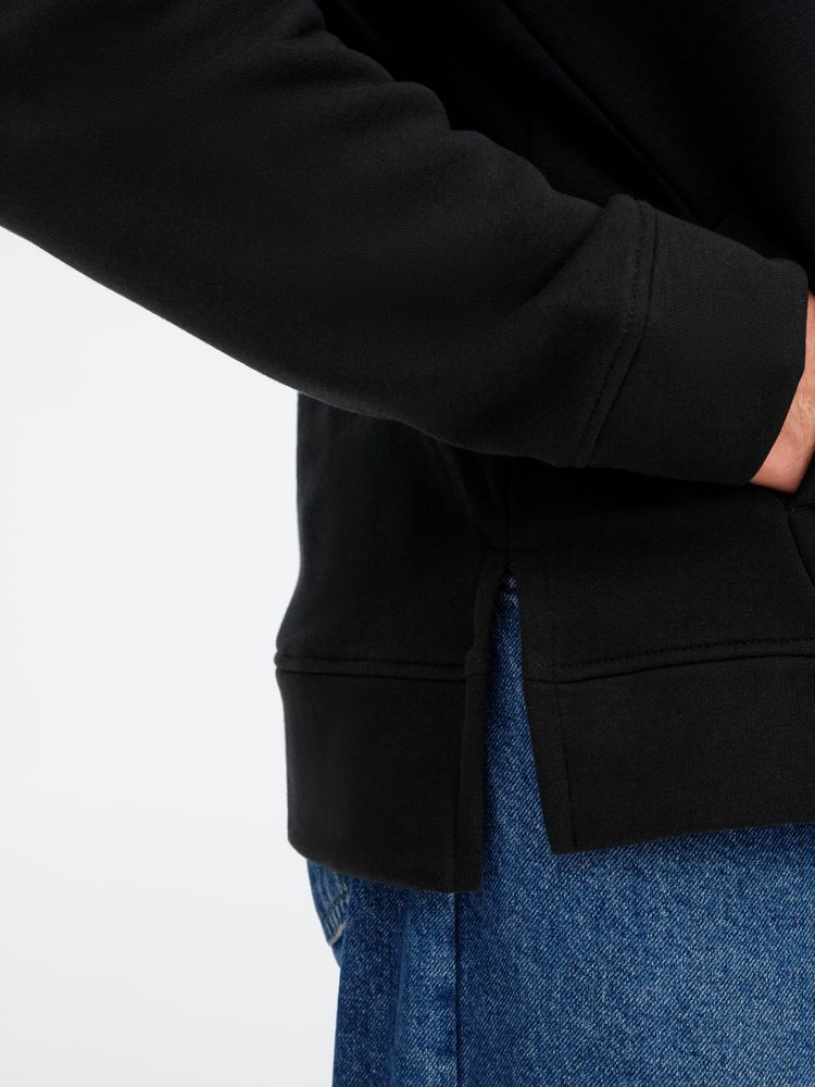 Худи оверсайз унисекс Tolla, черное / Миниатюра модельного (1000)