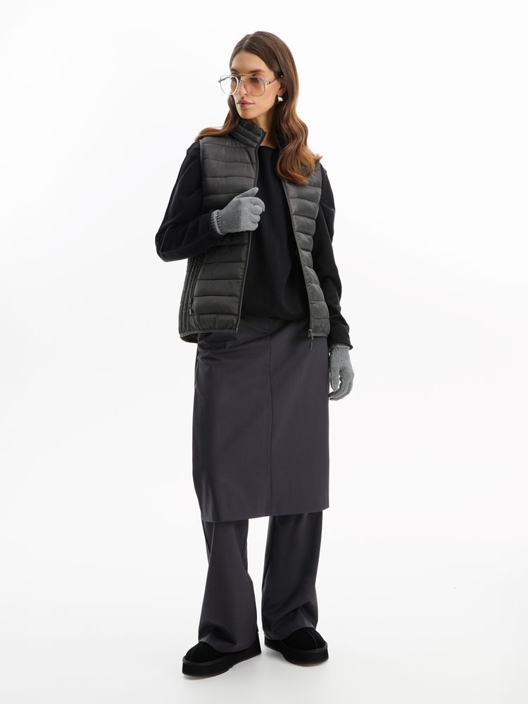 Жилет женский Stream BW Women, темно-серый / Миниатюра имиджевого (1000)