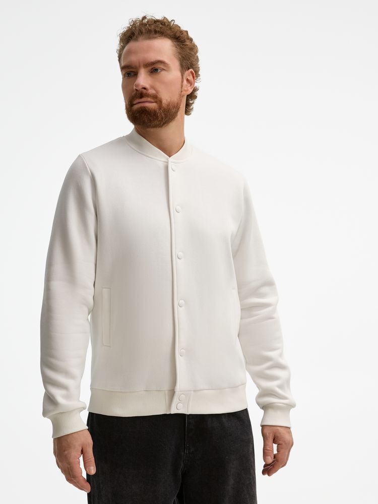 Бомбер унисекс AtmosWear, молочно-белый / Миниатюра модельного (1000)