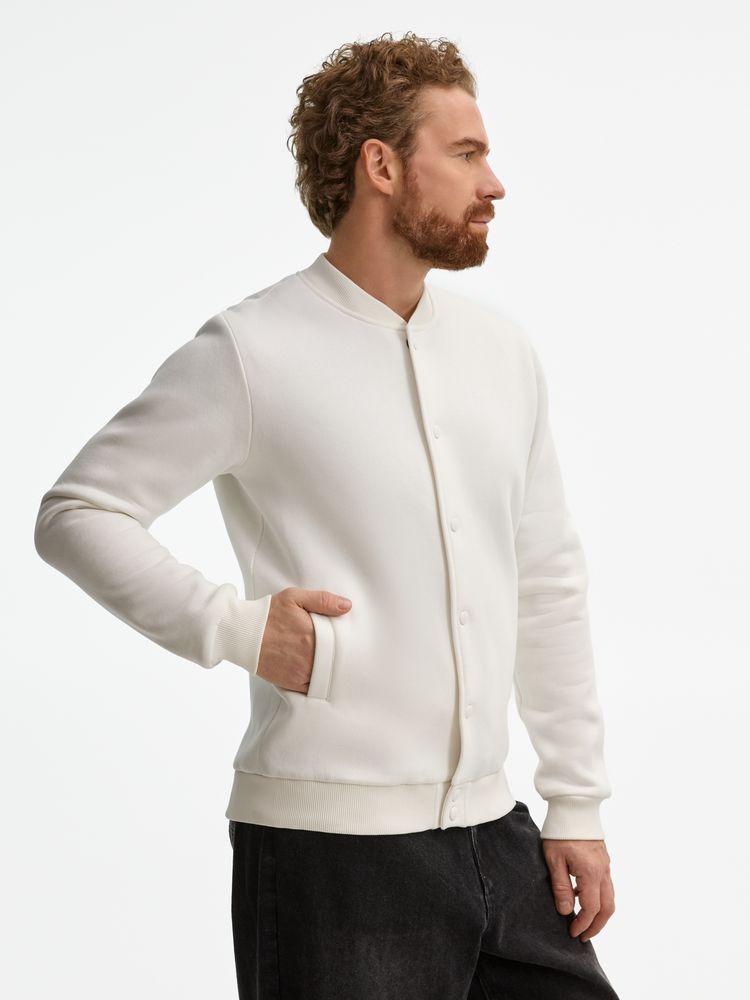 Бомбер унисекс AtmosWear, молочно-белый / Миниатюра модельного (1000)