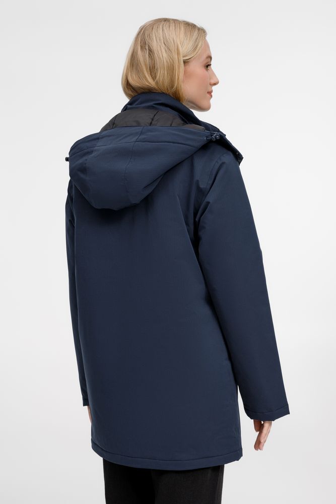 Куртка-парка унисекс Sfera, темно-синяя / Миниатюра модельного (1000)