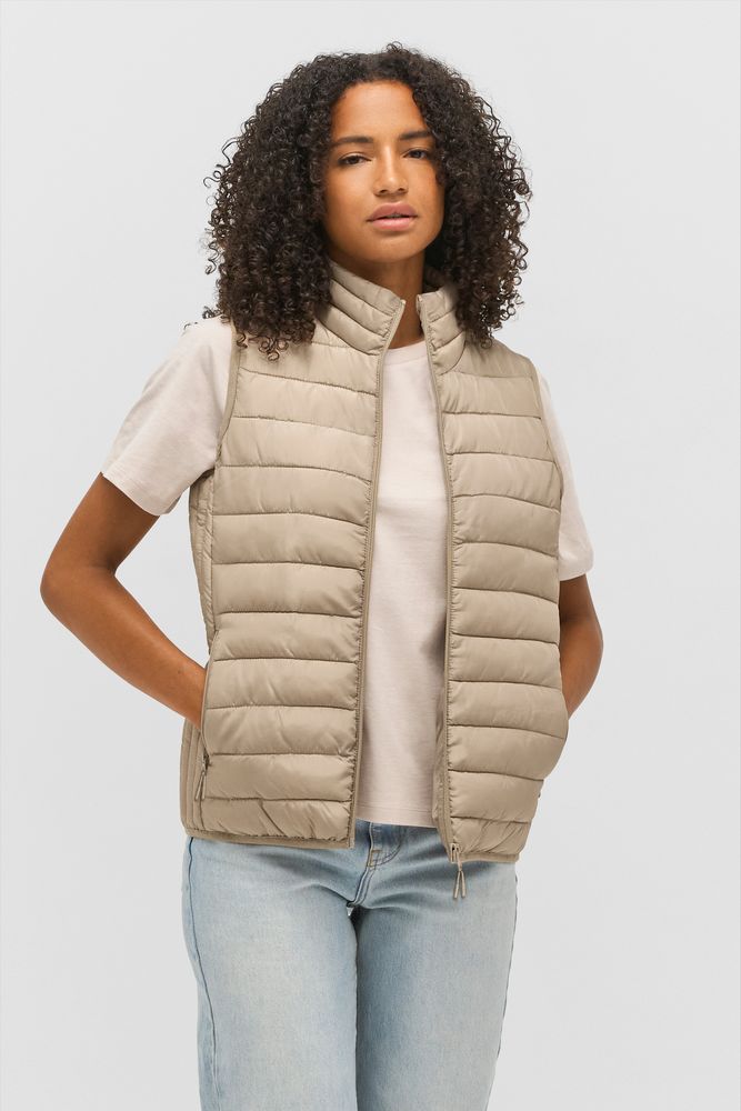 Жилет женский Stream BW Women, серо-бежевый / Миниатюра модельного (1000)