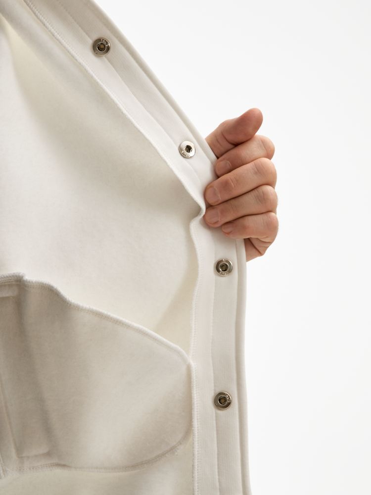 Бомбер унисекс AtmosWear, молочно-белый / Миниатюра модельного (1000)