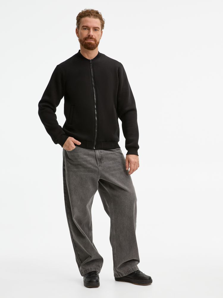 Бомбер унисекс Estado, черный / Миниатюра модельного (1000)