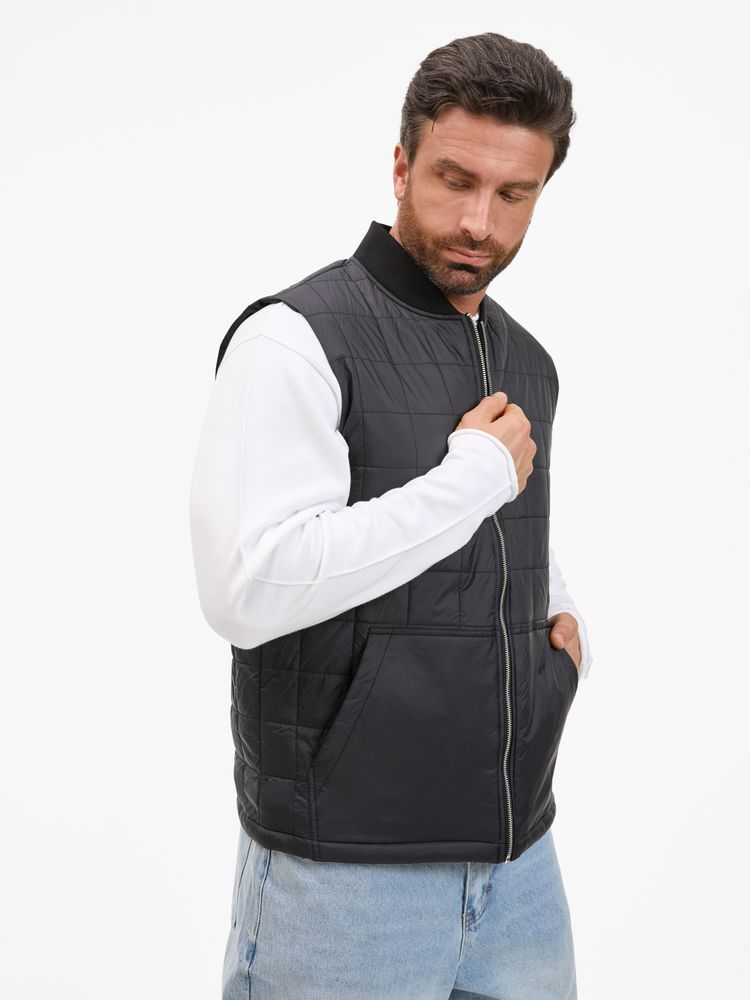 Жилет унисекс Warmbridge, черный / Миниатюра модельного (1000)