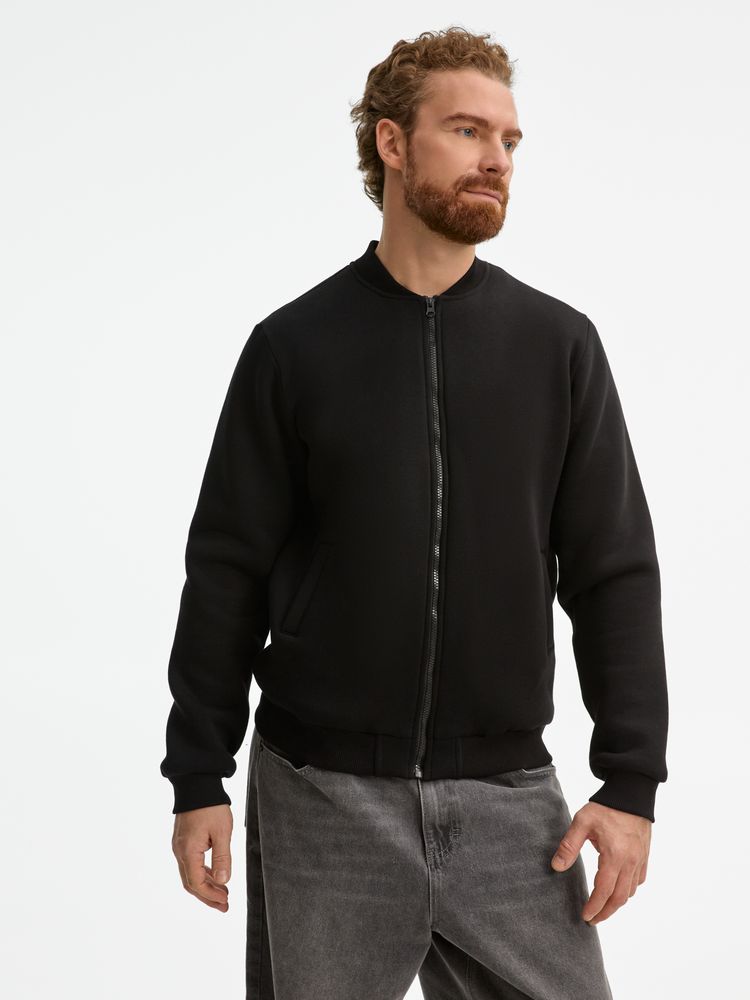 Бомбер унисекс Estado, черный / Миниатюра модельного (1000)