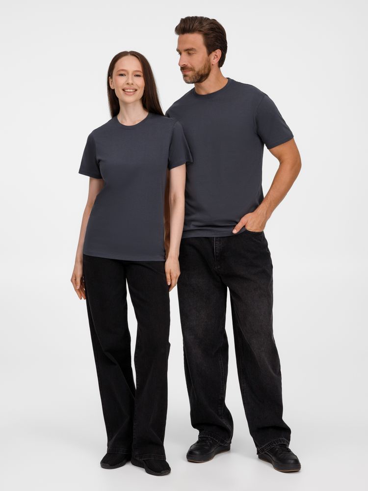 Футболка T-Bolka 180, темно-серая / Миниатюра модельного (1000)