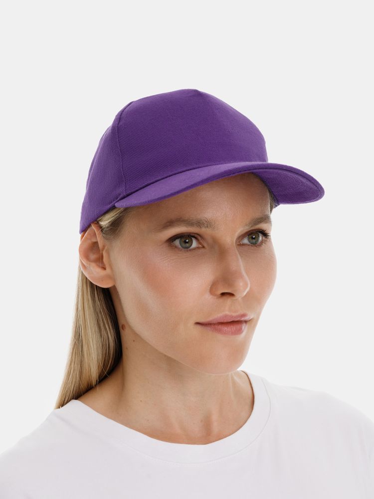 Бейсболка Long Beach, темно-фиолетовая / Миниатюра модельного (1000)