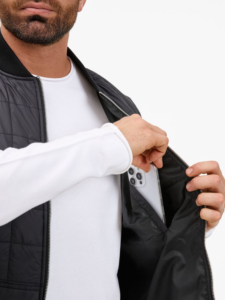 Жилет унисекс Warmbridge, черный / Миниатюра модельного (1000)