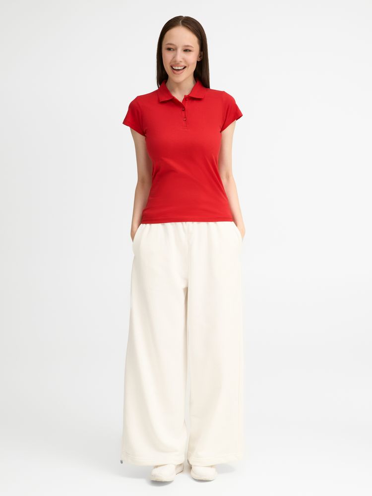 Рубашка поло женская Prescott Women 170, красная / Миниатюра модельного (1000)