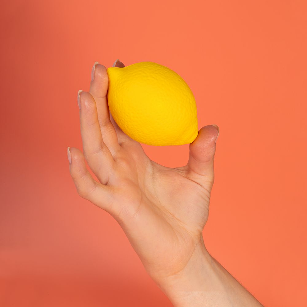 Антистресс «Лимон» / Миниатюра имиджевого (1000)