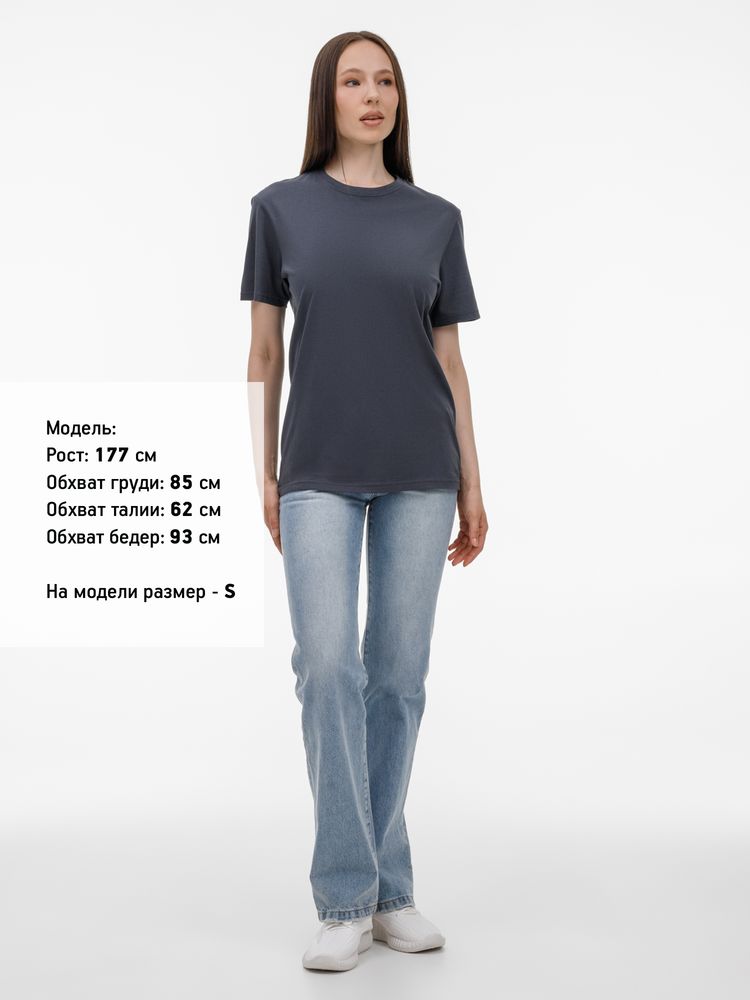 Футболка T-Bolka 180, темно-серая / Миниатюра модельного (1000)