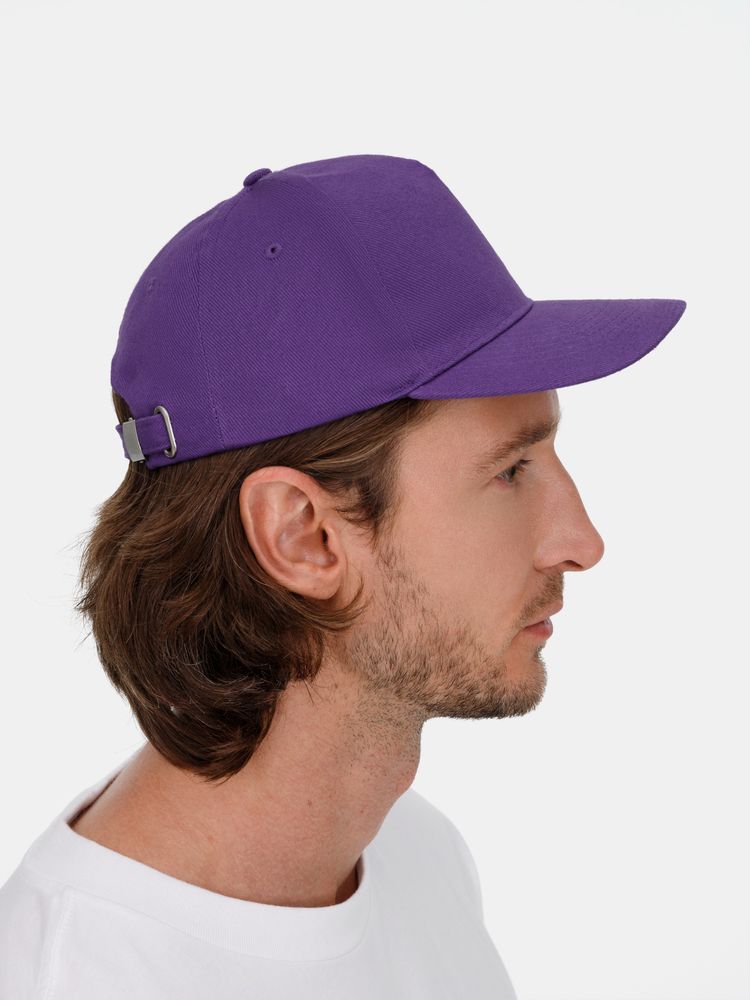 Бейсболка Long Beach, темно-фиолетовая / Миниатюра модельного (1000)