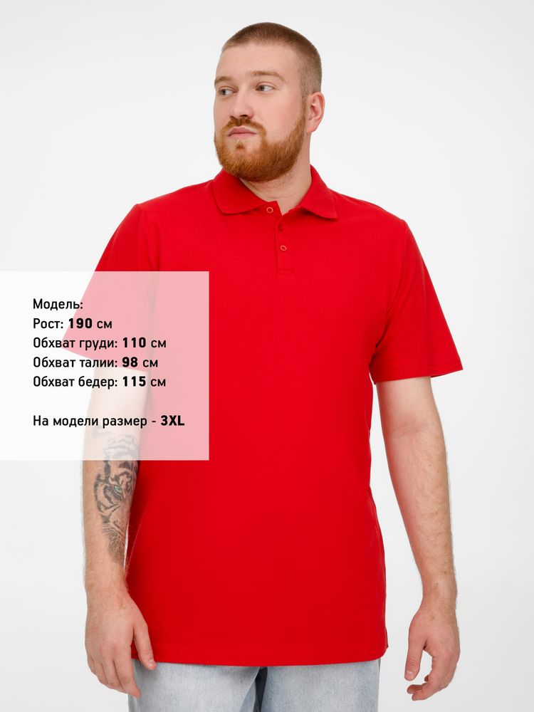 Рубашка поло Virma Light, красная / Миниатюра модельного (1000)
