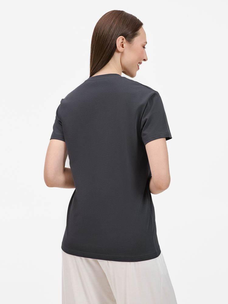 Футболка унисекс T-Bolka 200, темно-серая (графит) / Миниатюра модельного (1000)