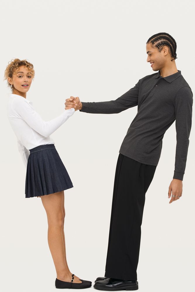 Рубашка поло женская с длинным рукавом Perfect LSL Women, ярко-синяя / Миниатюра имиджевого (1000)