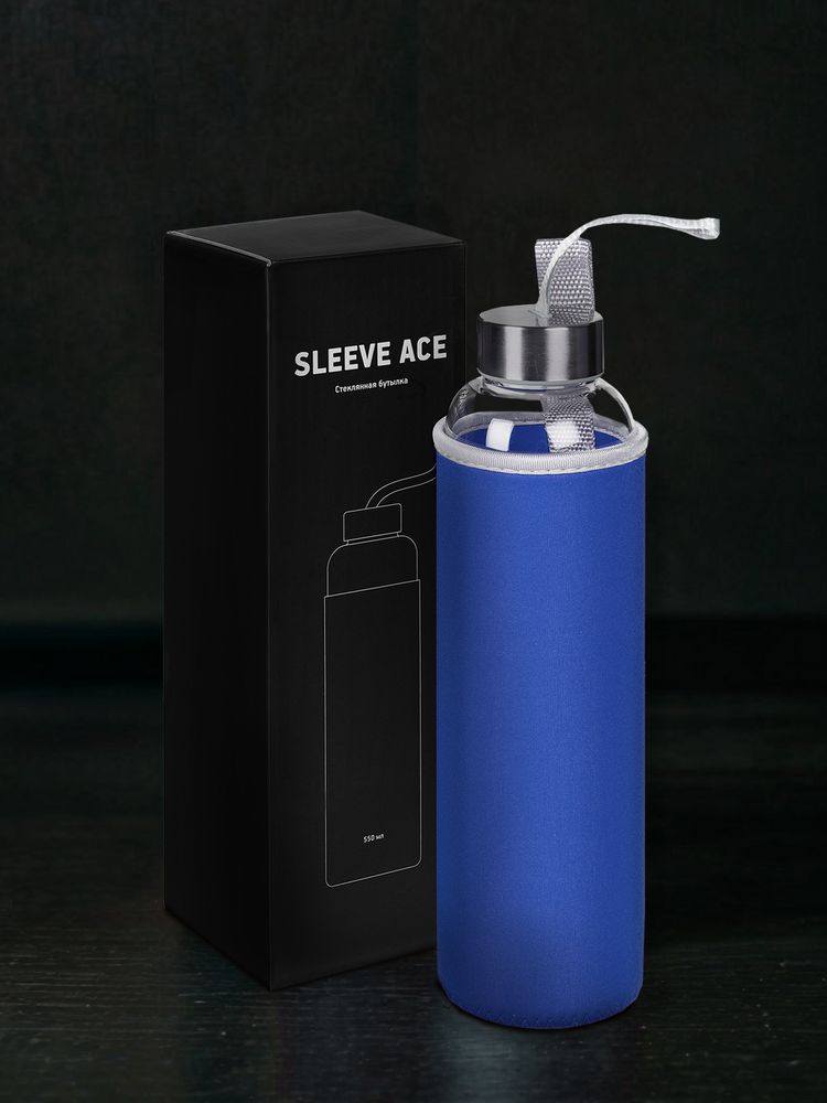 Бутылка для воды Sleeve Ace, синяя / Миниатюра имиджевого (1000)