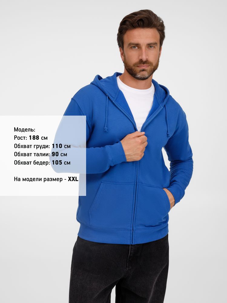 Толстовка унисекс Carter, ярко-синяя (royal) / Миниатюра модельного (1000)